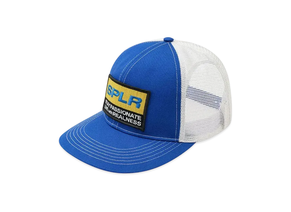 SPLR Label Logo Mesh Cap "Blue"