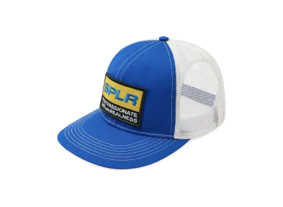 SPLR Label Logo Mesh Cap "Blue"