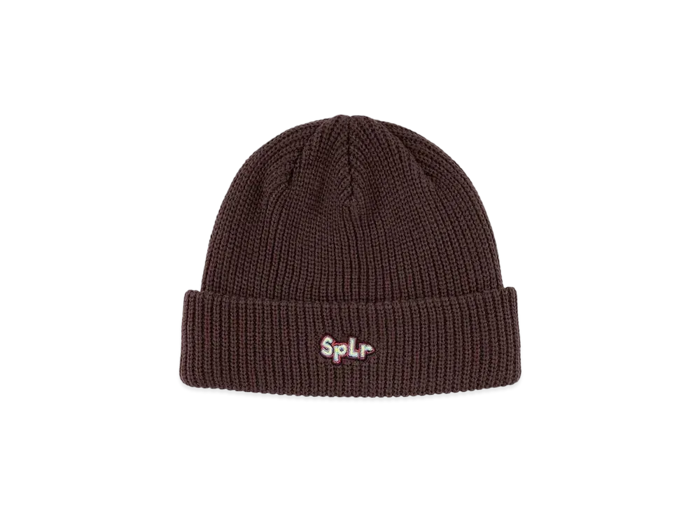 SPLR Crayon Logo Beanie "Brown"
