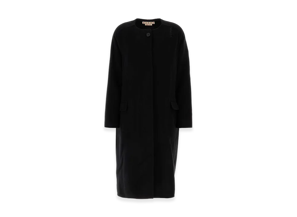 MARNI Women's Wool Blend Coat "Black"