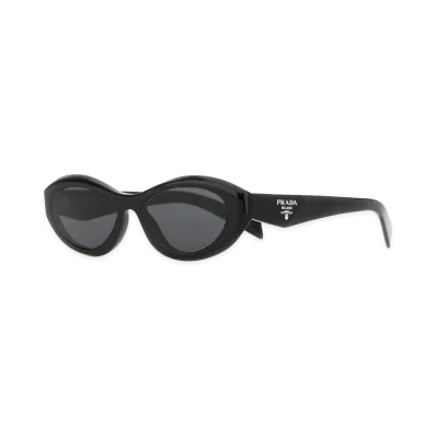 PRADA Women's Symbole Sunglasses "Black/Slate Gray Lenses"