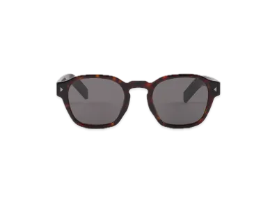 PRADA Sunglasses with Iconic Metal Plate "Lenses Ardoise Christo"