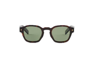 PRADA Metal Plaque Sunglasses "Willow Green"