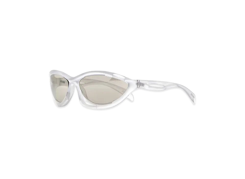 PRADA Women's Transparent Acetate Sunglasses "White"