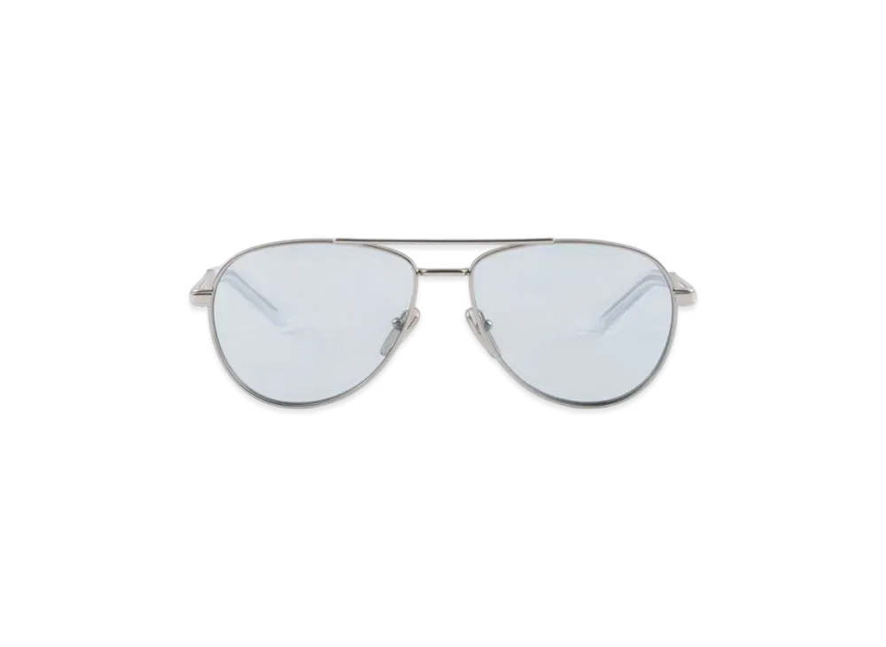 PRADA Sunglasses with The Iconic Metal Plaque "Blue"