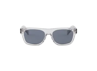 PRADA Sunglasses with The Iconic Metal Plaque "Graphite Crystal"