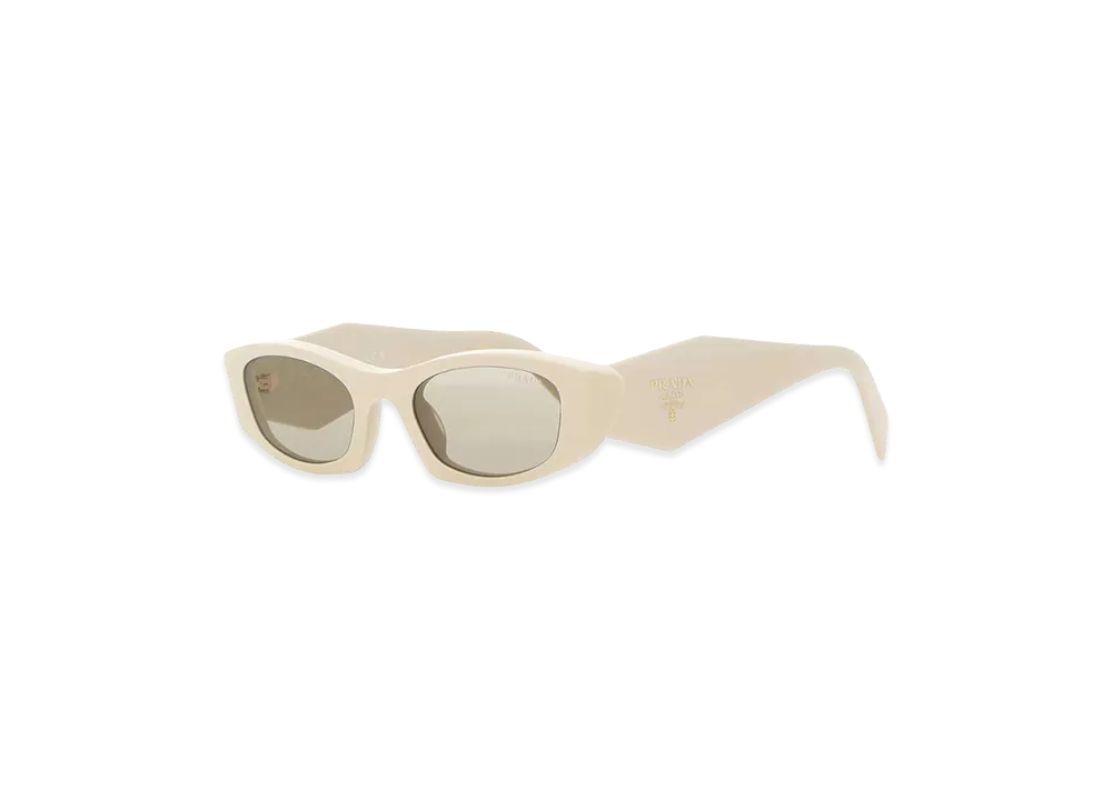 PRADA Women's Chalk Acetate Sunglasses "White"