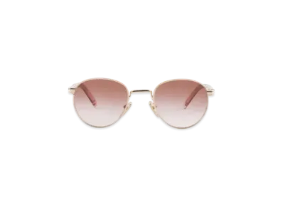 PRADA Sunglasses with The Iconic Metal Plaque Gradient Lenses "Matte Dark Brown"