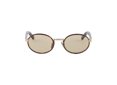 PRADA Sunglasses with The Iconic Metal Plaque "Chamomile"