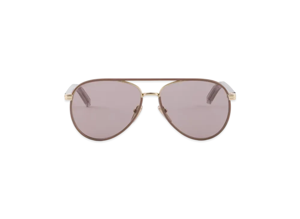 PRADA Sunglasses with The Iconic Metal Plaque "Mauve"