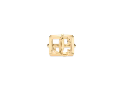 Jimmy Choo Square JC Slim Ring "Gold"