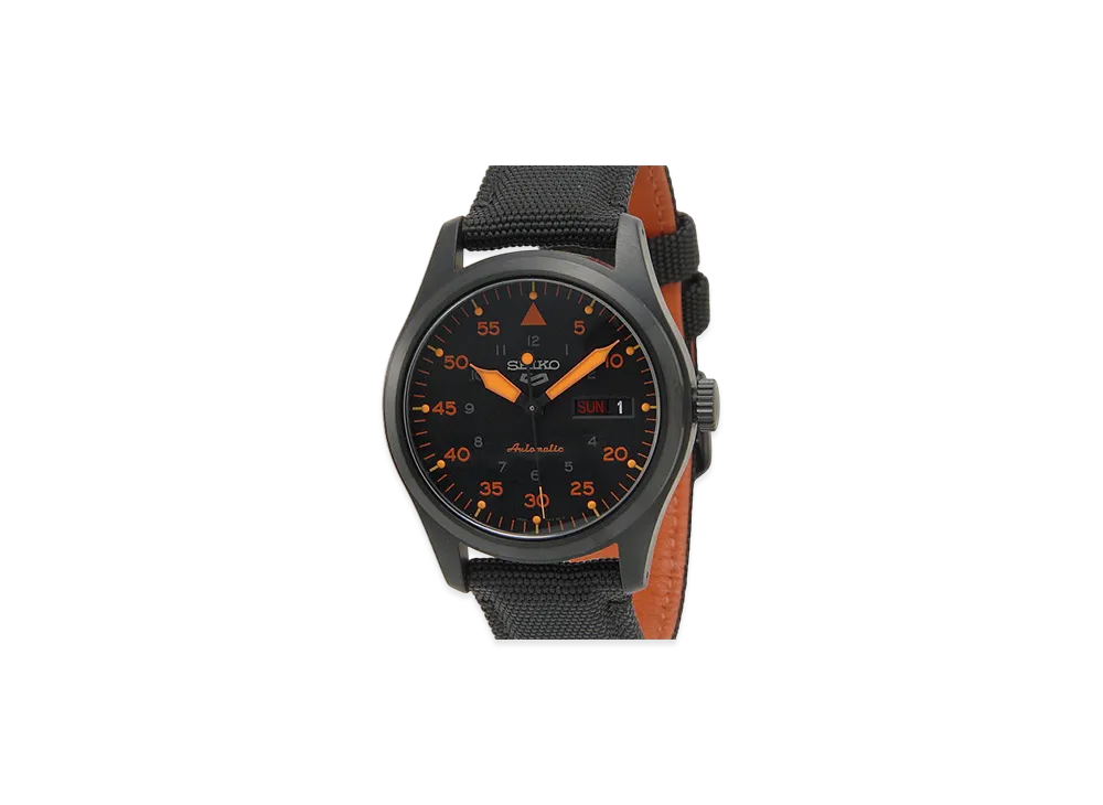 SEIKO Five Sports Automatic "Black/Orange"