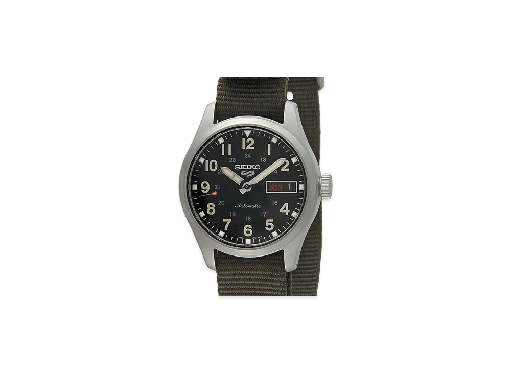 SEIKO Sports Five Green Flieger "Black"