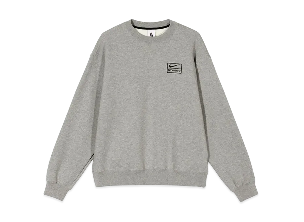 Nike x Stussy NRG BR Crew Fleece "Grey"