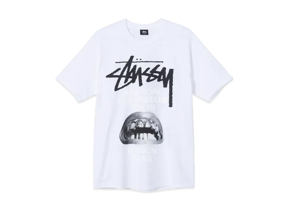 Stussy x Rick Owens World Tour Collection T-Shirt "White"
