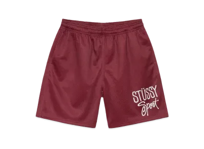 Stussy Mesh Short Sport "Maroon"