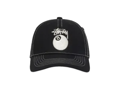 Stussy Low Pro Trucker 8 Ball Snapback "Black"