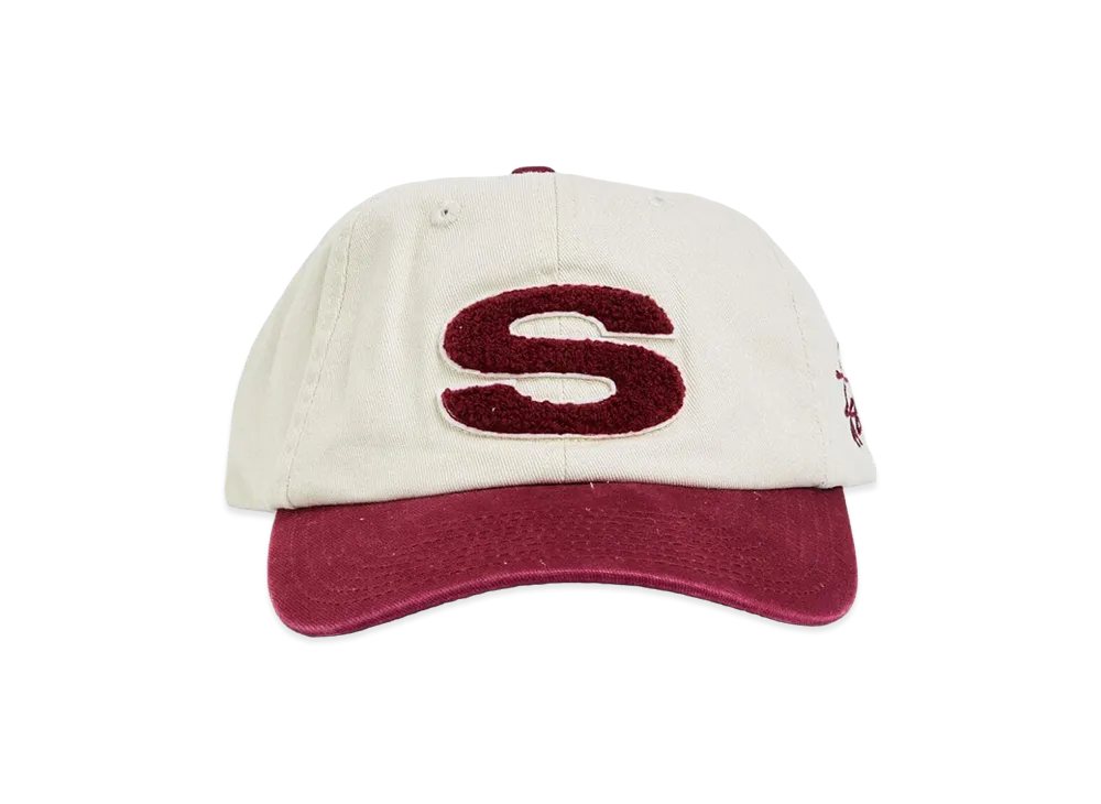 Stussy Low Pro Chenille S Snapback "Brick"