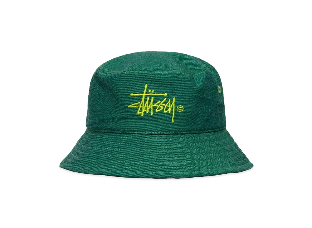 Stussy Bucket Hat Copyright "Green"