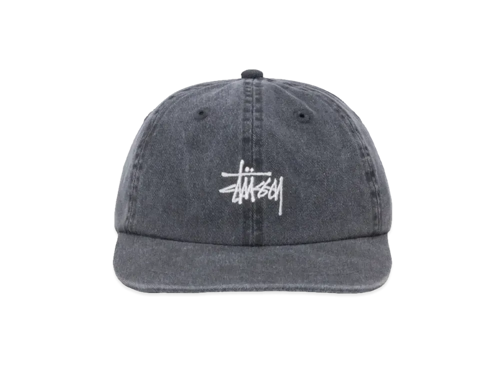 Stussy Low Pro Basic Washed Strapback "Charcoal"