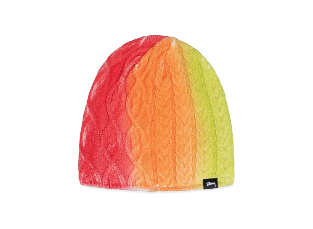 Stussy Skullcap Spray Knit "Orange Multi"