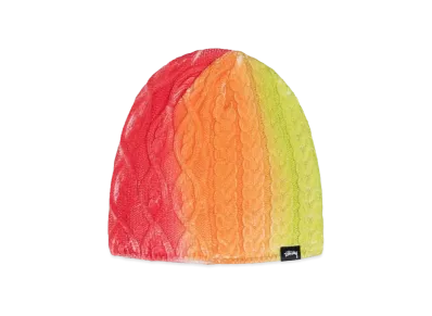 Stussy Skullcap Spray Knit "Orange Multi"