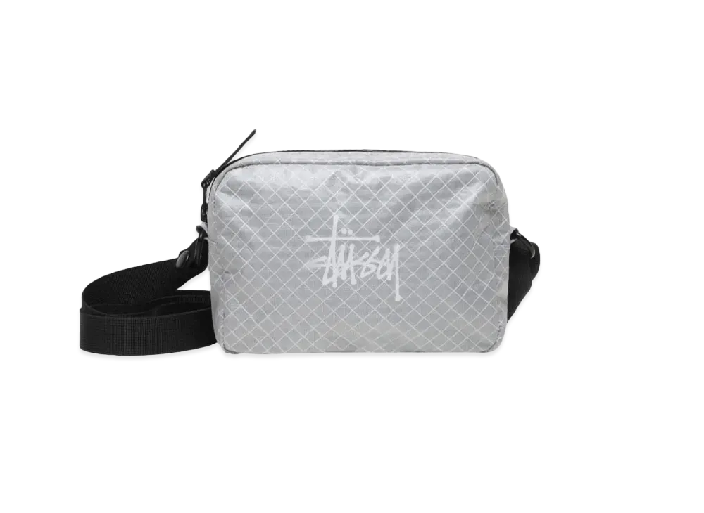 Stussy Ripstop Overlay Side Pouch "Black"