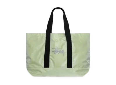 Stussy Ripstop Overlay Extra Large Tote Bag "Lime"