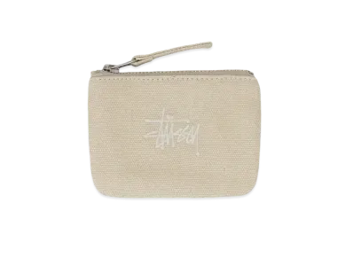 Stussy Canvas Coin Pouch "Natural"