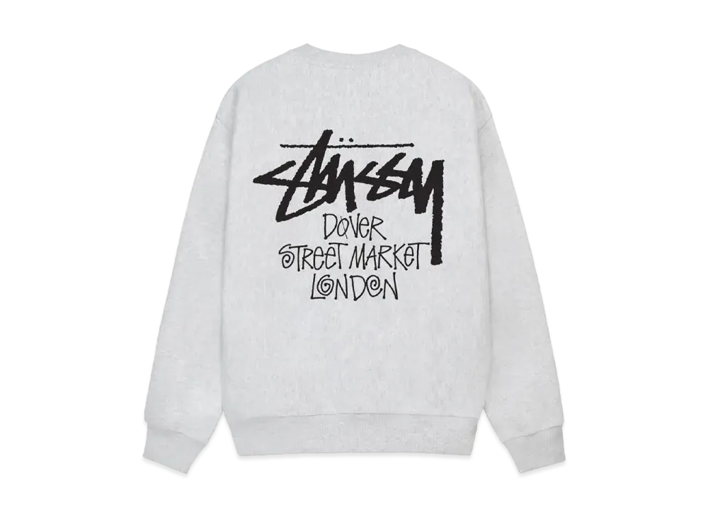Stussy x DSM Chapter Pack Men's DSM London Crew "Ash Heather"