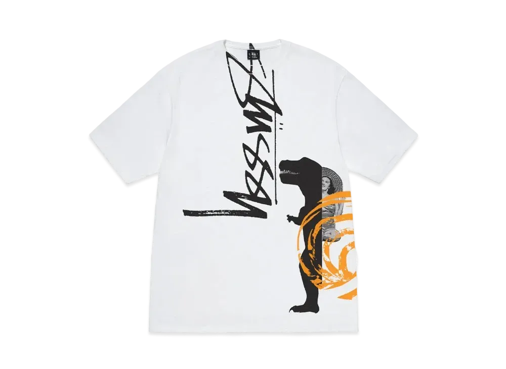Stussy David Carson Dino Tee "White"