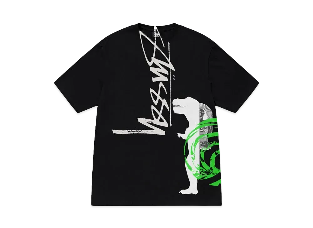 Stussy David Carson Dino Tee "Black"