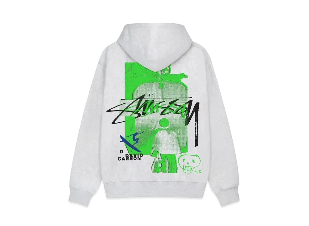 Stussy David Carson Vespa Hoodie "White"