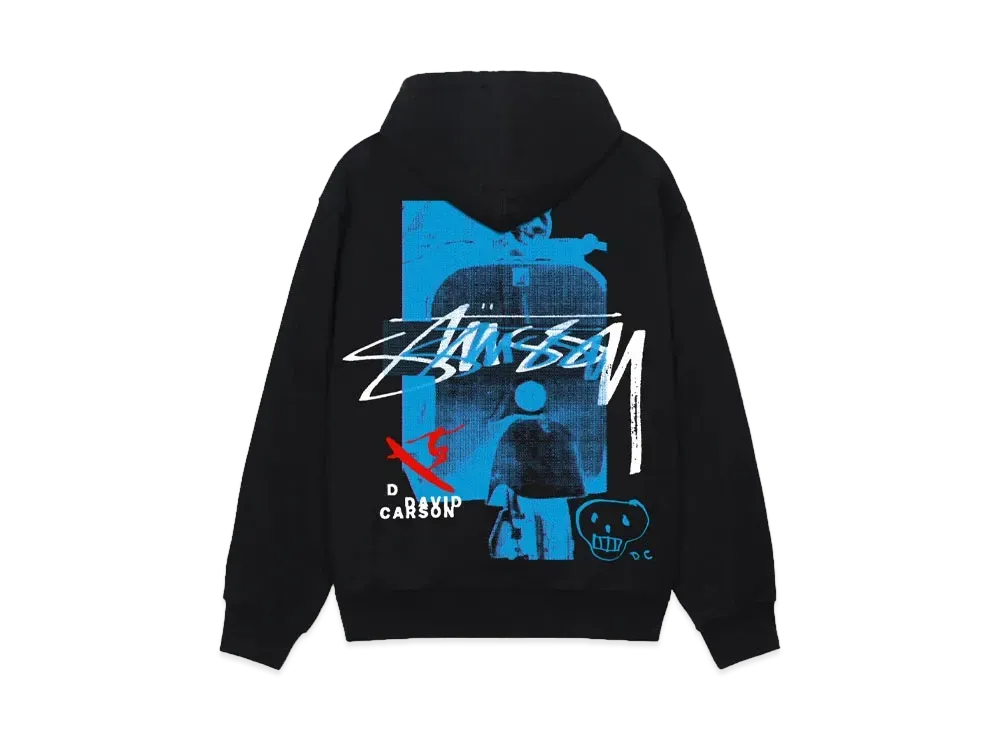 Stussy David Carson Vespa Hoodie "Black"