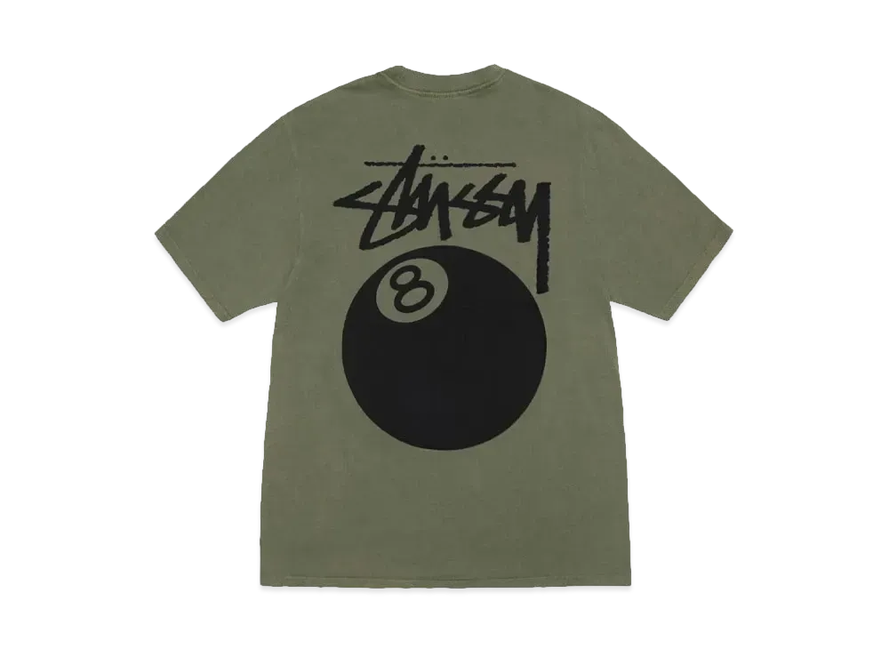 Stussy 8 Ball Tee Pigment Dyed "Olive"