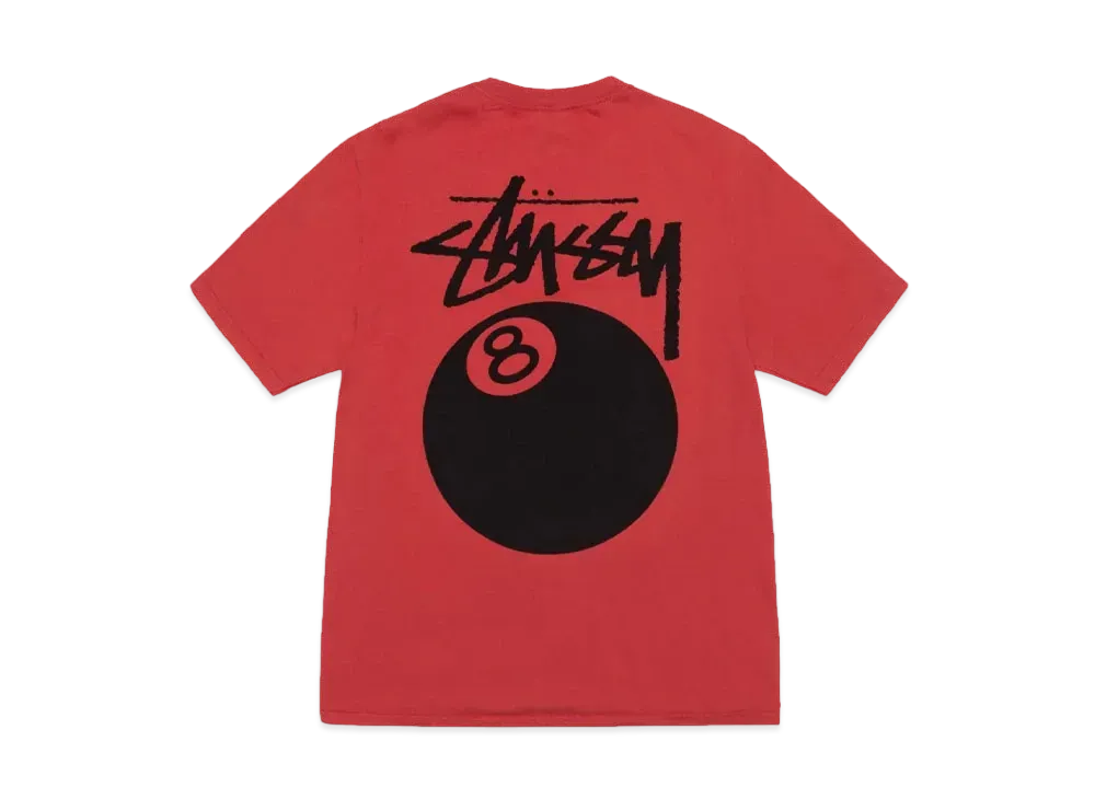 Stussy 8 Ball Tee Pigment Dyed "Guava" 1905022