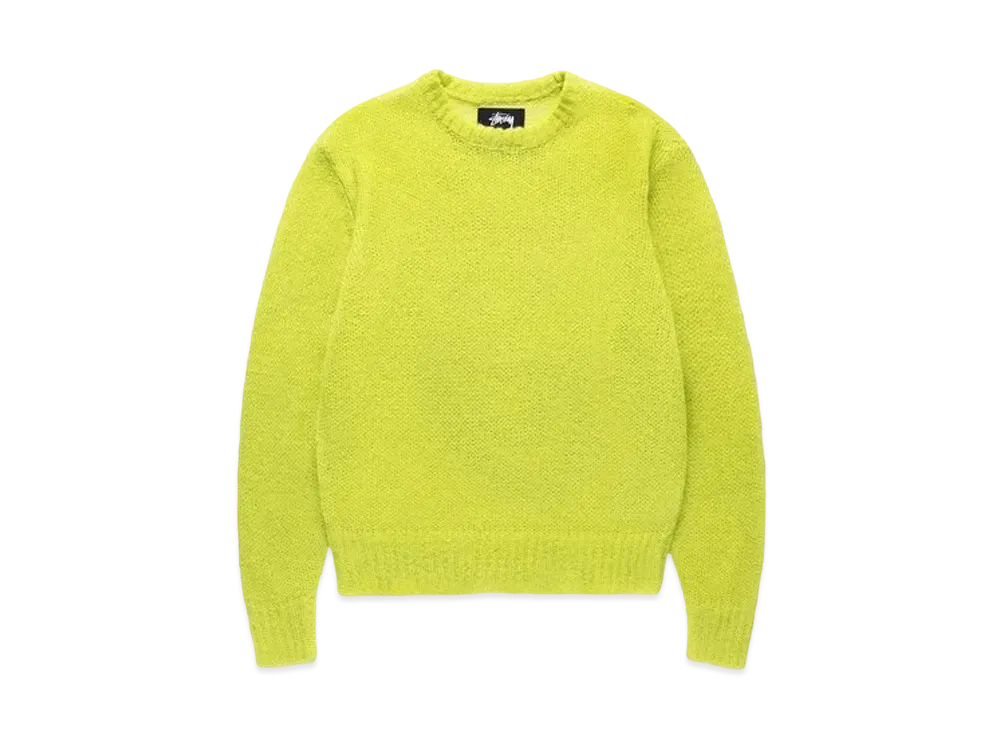 Stussy S Loose Knit Sweater "Lime"
