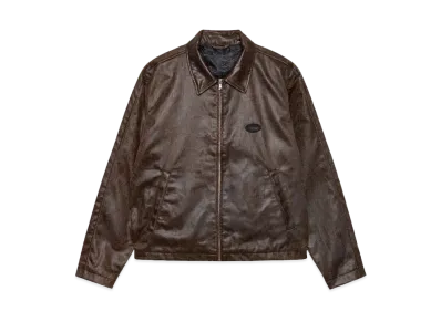 Stussy Club Jacket Coated Cotton "Dark Brown"