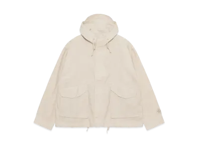 Stussy Short Parka Waxed Linen "Natural"