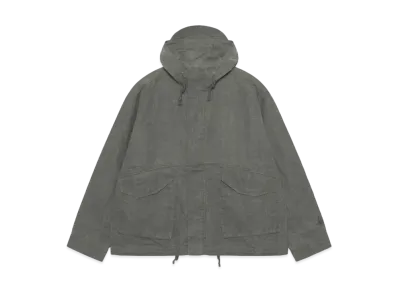 Stussy Short Parka Waxed Linen "Olive"
