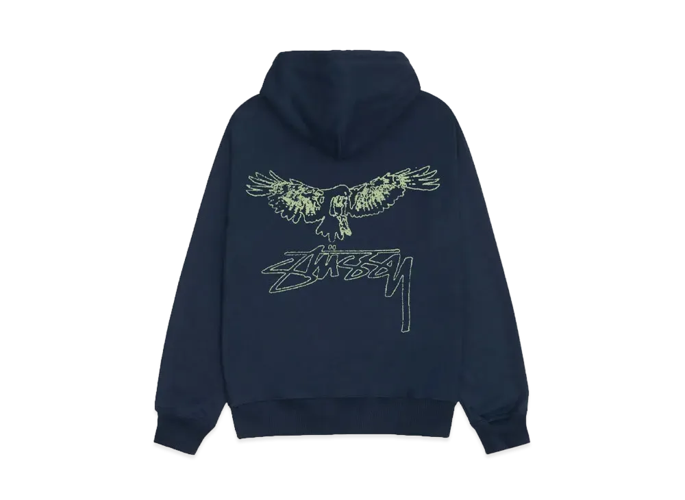 Stussy Wingspan Hoodie "Navy"