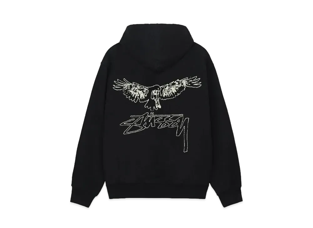 Stussy Wingspan Hoodie "Black"