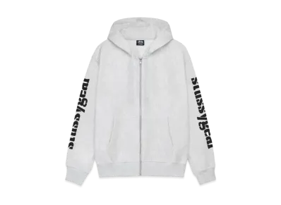 Stussy Gear Zip Hoodie "Ash Heather"