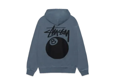 Stussy 8 Ball Hoodie Pigment Dyed "Navy"