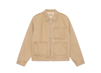 Stussy Zip Work Jacket Denim "Sand"