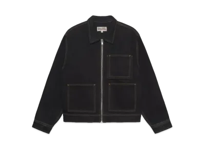 Stussy Zip Work Jacket Denim "Washed Black"