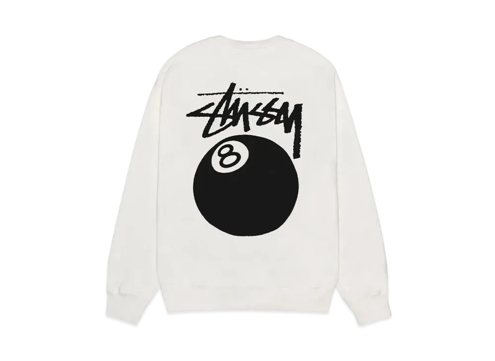 Stussy 8 Ball Crew Pigment Dyed "Natural"