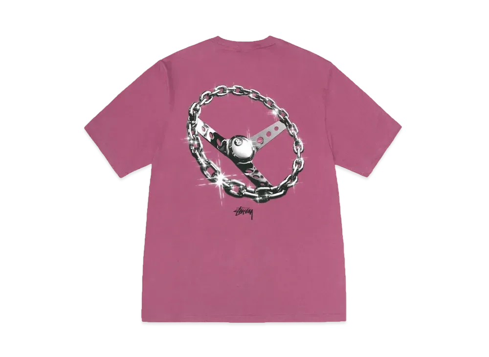 Stussy Chain-Link Tee "Berry"