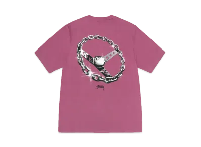 Stussy Chain-Link Tee "Berry"