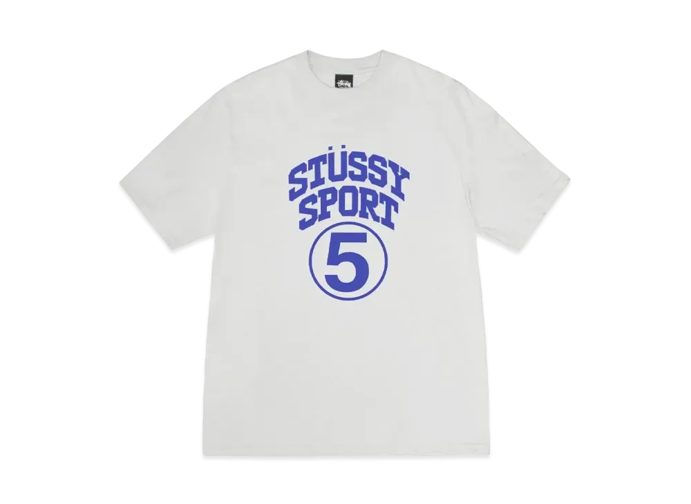 Stussy 5 Sport Tee "Fog"